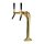 Beer font “Classic-Elegant”, 2-tap, gold-plated, NW 7 mm
