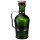 old german beer siphon | green glas, 2 l