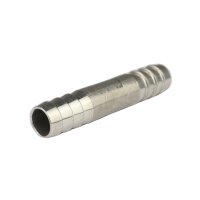 Doppeltülle gerade aus CNS 1.4301, Bier / AFG 7 mm