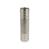 Doppeltülle gerade aus CNS 1.4301, Bier / AFG 10 mm