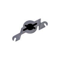 Wall bracket for OXYTURBO MAJOR PLUS pressure regulators,...