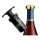Wine Fresh de Luxe II - Bouchon de bouteille de vin noble avec pompe à vide | Laiton chromé