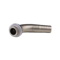 Schlauchtülle gebogen mit Dichtung AD 10 mm
