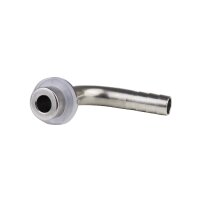 Schlauchtülle gebogen mit Dichtung AD 7 mm