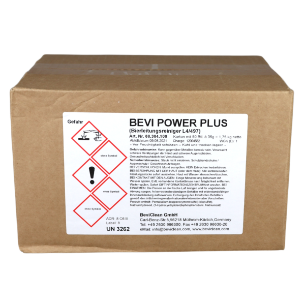 Bevi Power Plus alkalisch  | 50 Stück | Grundreinigung