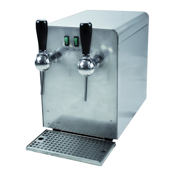 Mulled wine countertop dispenser, 2-line, 40 l/h with integrated electric pump