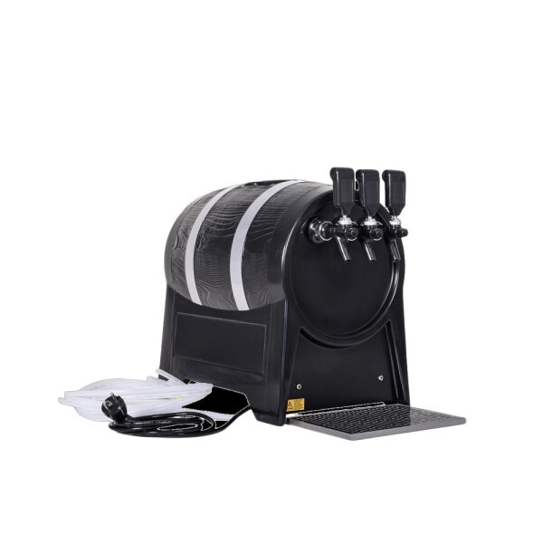 Wine barrel dry cooler, 3-line, 40 l/h, incl. drip tray and taps