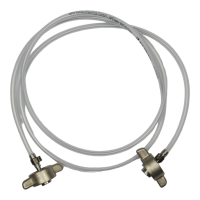 CO2 hose ID 4, 300 cm long, with 3/4" wing nut, 2...