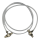 Tuyau CO2 DI 4, 300 cm, avec écrou papillon 3/4", 2 × embout droit