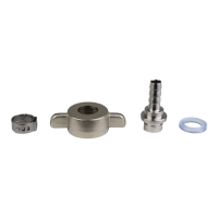 Beer hose connection set NW 7 / 5/8" wing nut with...