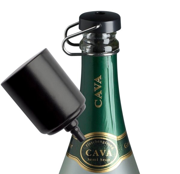 Champagne Fresh - Bouchon à champagne avec pompe (bouteille standard)