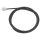 Drip trough cleaning brush, 1300 mm long, nylon brush Ø 20 mm, 25 mm long, with Bowden cable