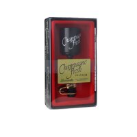 Champagne Fresh de Luxe II - Noble champagne stopper incl. pump | brass gold-plated | standard bottle