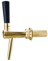 C-Tap piston tap made of chrome-nickel steel gold look,...