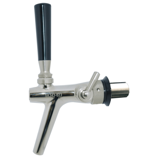 Compensator tap P3500 in polished stainless steel, 35 mm