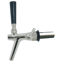 Compensator tap P3000 in polished stainless steel, 80 mm