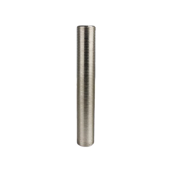 Durchgangsstutzen 5/8" Gewinde,80 mm, NW 7 mm, CNS